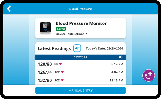 Blood Pressure Module - Paired [Page]