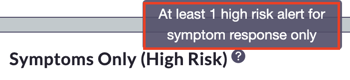 PD 1.2.3 - Symp High Risk